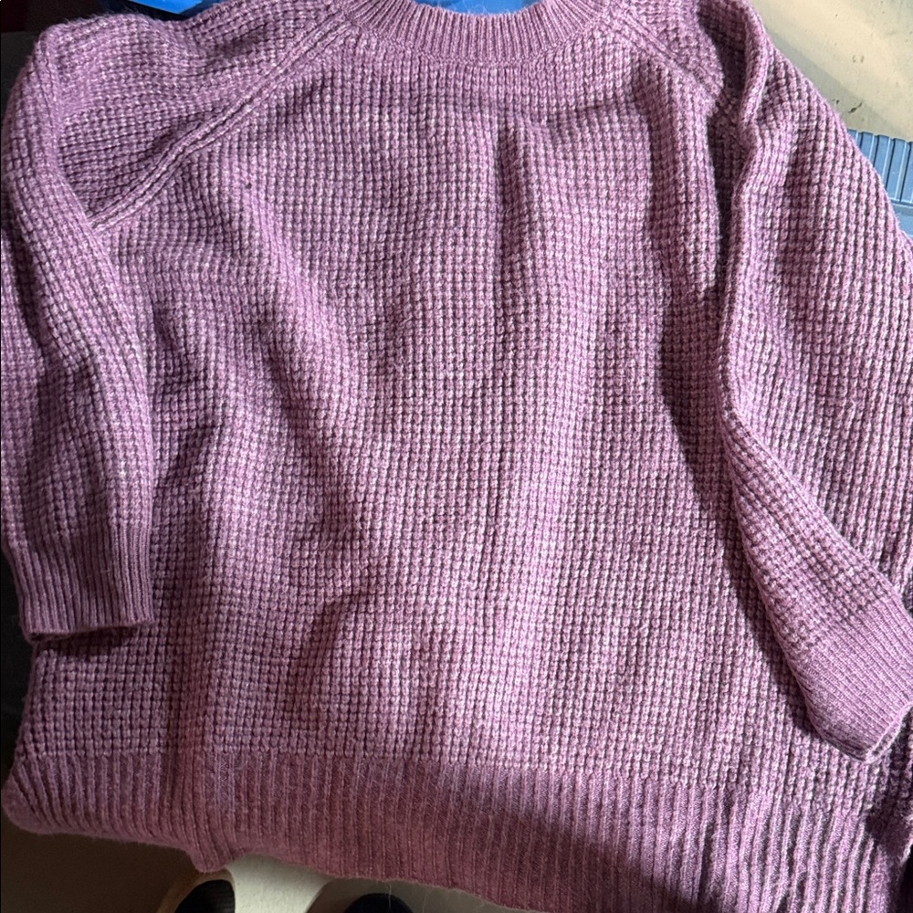 Cozy light purple Knit Sweater